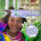 Fingerlings Baby Axolotl interactive toy with sparkly gills, UK version