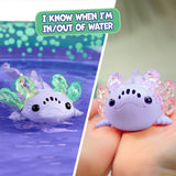 Fingerlings Baby Axolotl interactive toy with sparkly gills, UK version