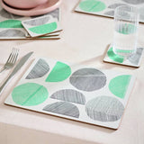 Argos Habitat Linear Circles Placemat and Coaster Set- Buy online at McGrocer