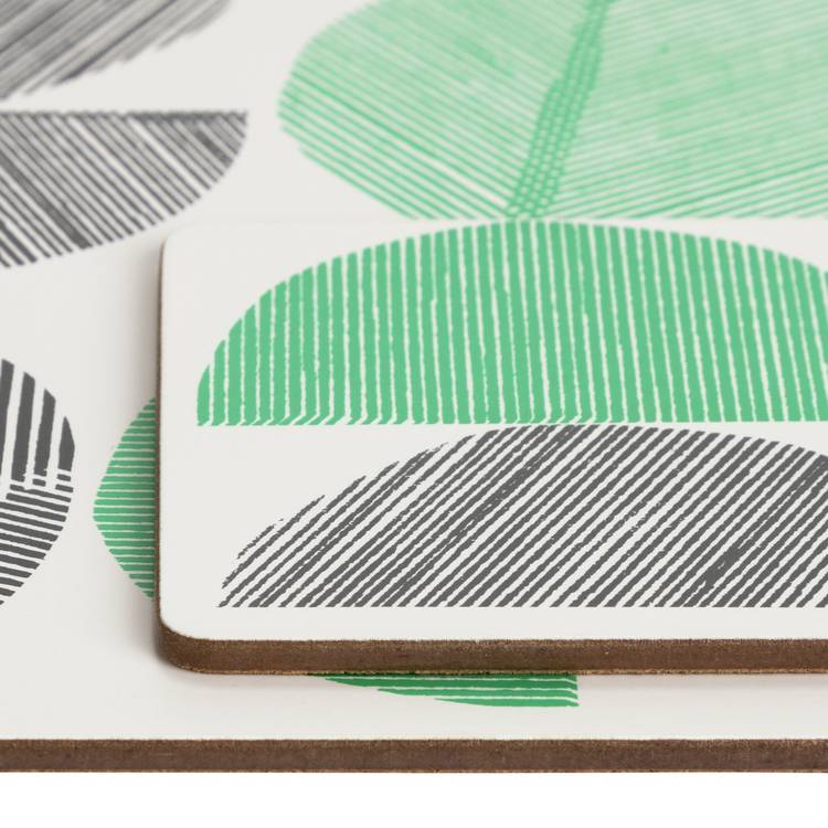 Habitat Linear Circles placemat and coaster set, UK version