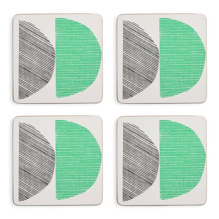 Habitat Linear Circles placemat and coaster set, UK version