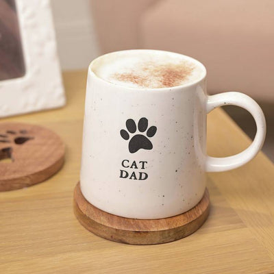 Argos Best of Breed Paw Prints Cat Dad Mug 375ml- Buy online at McGrocer