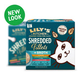 Lily's Kitchen cat food shredded fillets multipack 8x70g (British brand)