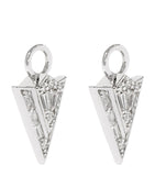 Annoushka white gold diamond arrow earring drops - British product