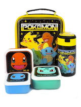 Next Vanilla Underground Pokemon Boys Pikachu and Squirtle Lunch Bag with Bottle and Snack Pots- Buy online at McGrocer