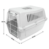 Rosewood plastic pet carrier with cushion medium - British product