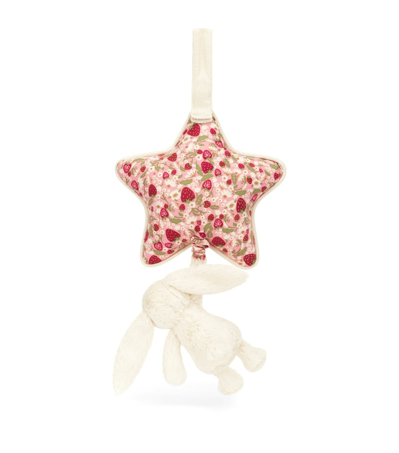 Jellycat Blossom Bunny Berry musical pull toy (British brand)
