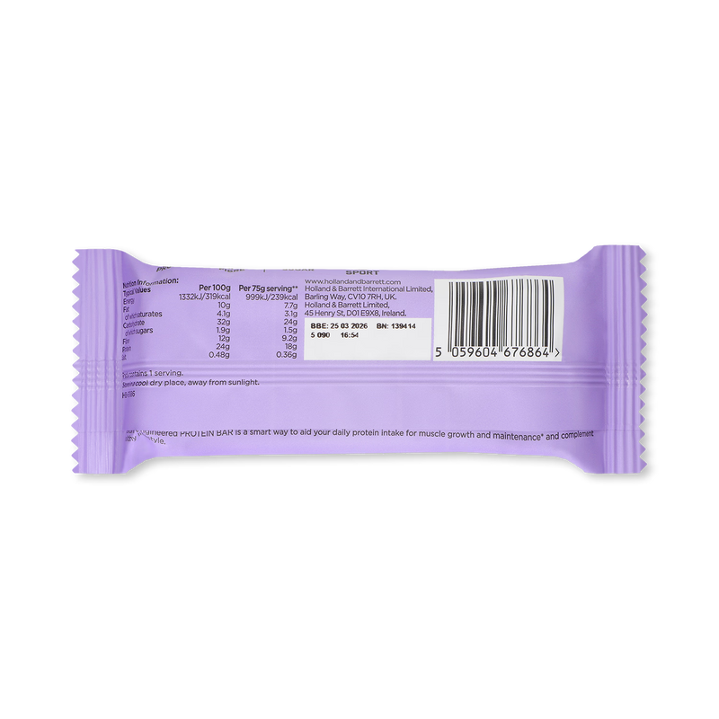 Precision Engineered protein flapjack milk chocolate 75g, imported from the UK