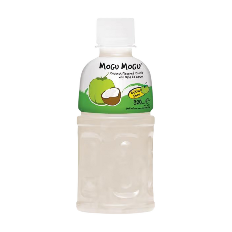 Mogu Mogu coconut drink with nata de coco, UK version
