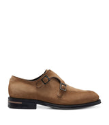 BOSS Suede Monk Dress Shoes