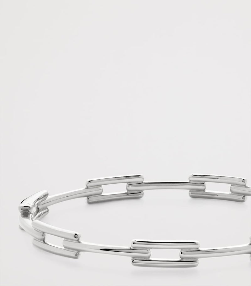 Monica Vinader Signature Link Slim Bangle (British brand)