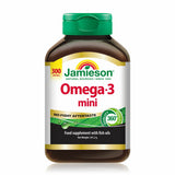 Costco UK Jamieson Omega-3 Mini Natural Lemon Flavour Softgels 300 Count- Buy online at McGrocer