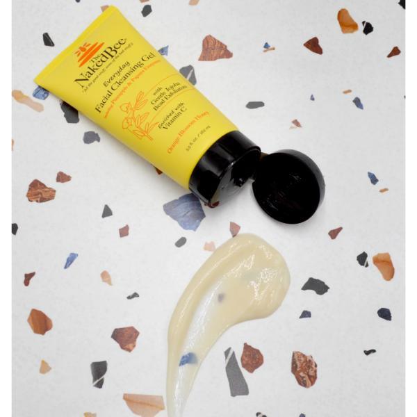 The Naked Bee facial cleansing gel orange blossom honey 162ml, imported from the UK