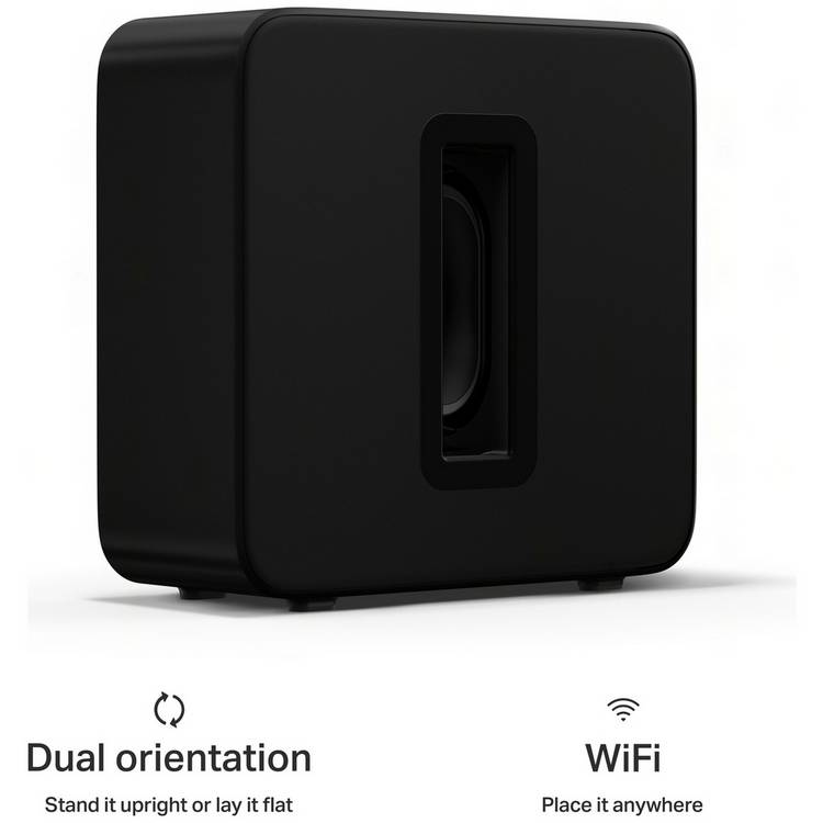 Sonos Sub 4 wireless subwoofer black (British brand)