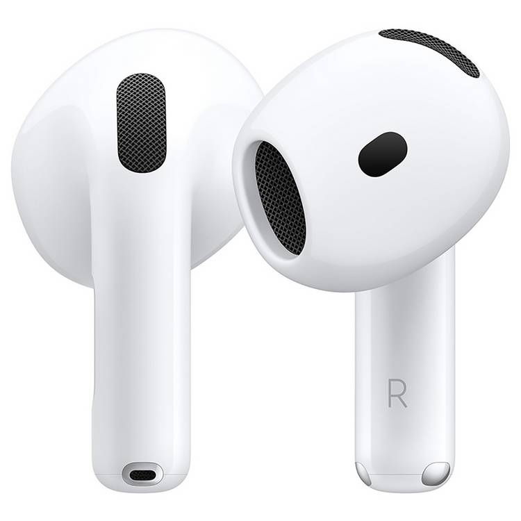 Apple AirPods 4 wireless earbuds with USB-C charging case (British brand)