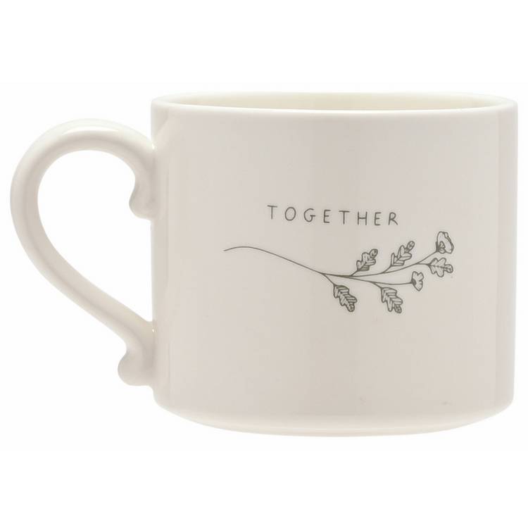 Moments Together Mug 275ml floral stoneware, UK version