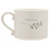 Moments Together Mug 275ml floral stoneware, UK version
