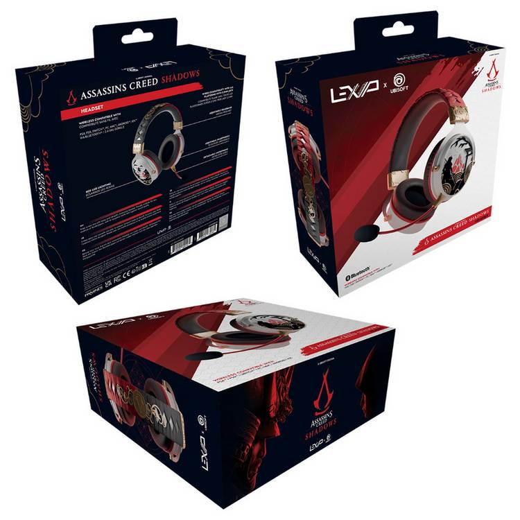 Lexip Assassin's Creed Shadows wireless headset, UK version