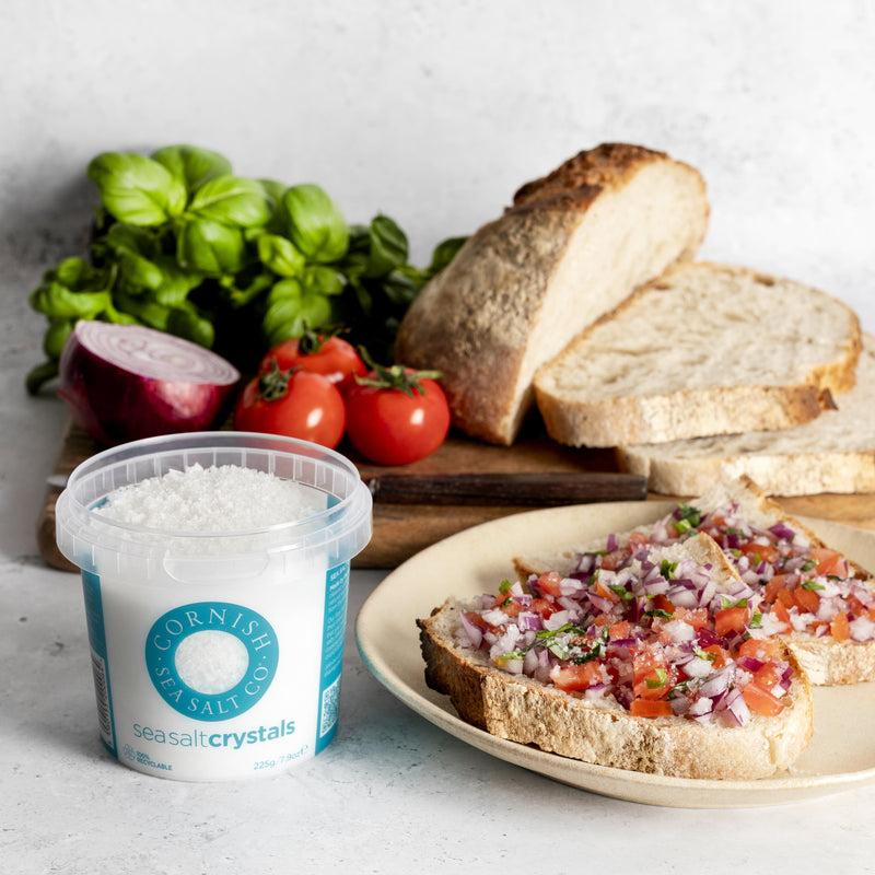 Cornish Sea Salt Co original sea salt 225g, imported from the UK