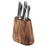Argos Tefal Jamie Oliver 6pc Knife Set with Acacia Wood Block- Buy online at McGrocer