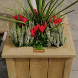 Rowlinson Heritage Square garden planter 43x43x42cm - British product