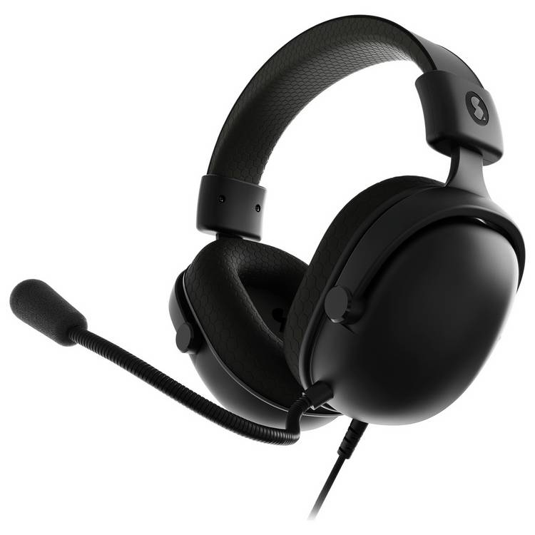 Styletech wired PC headset black with mic - British product