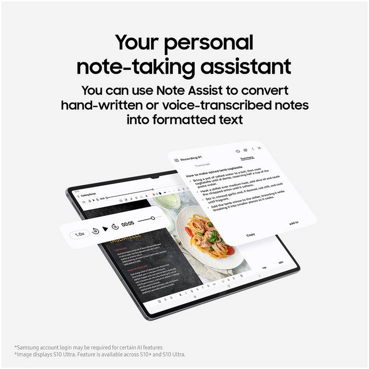 Samsung Galaxy Tab S10+ 12.4in 256GB Grey - British product