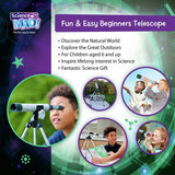 Science Mad 30mm telescope with tripod, imported from the UK