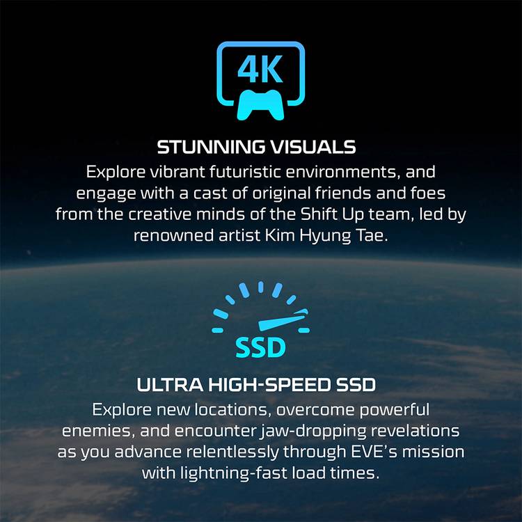 Stellar Blade PS5 game disc, UK version