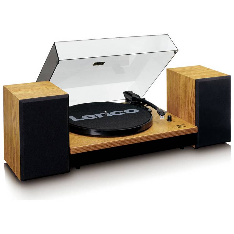 Lenco LS-300WD belt-drive turntable oak finish (British brand)
