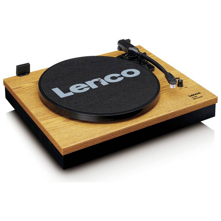 Lenco LS-300WD belt-drive turntable oak finish (British brand)