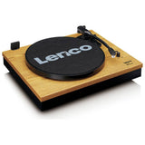 Lenco LS-300WD belt-drive turntable oak finish (British brand)
