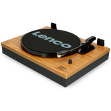 Lenco LS-300WD belt-drive turntable oak finish (British brand)