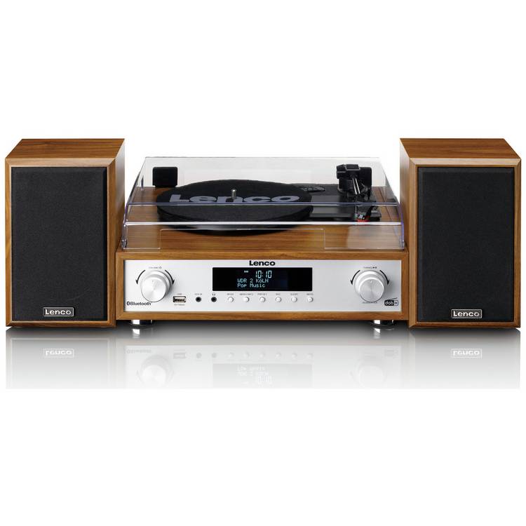 Lenco belt-drive turntable oak finish, UK version