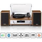 Lenco belt-drive turntable oak finish, UK version