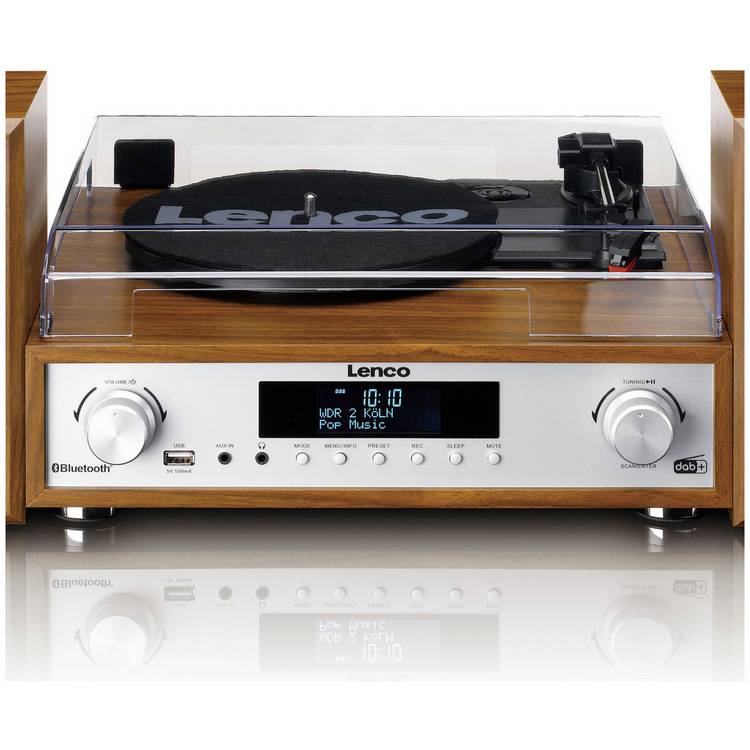 Lenco belt-drive turntable oak finish, UK version