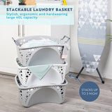 Minky stackable laundry basket 40 Litre - British product