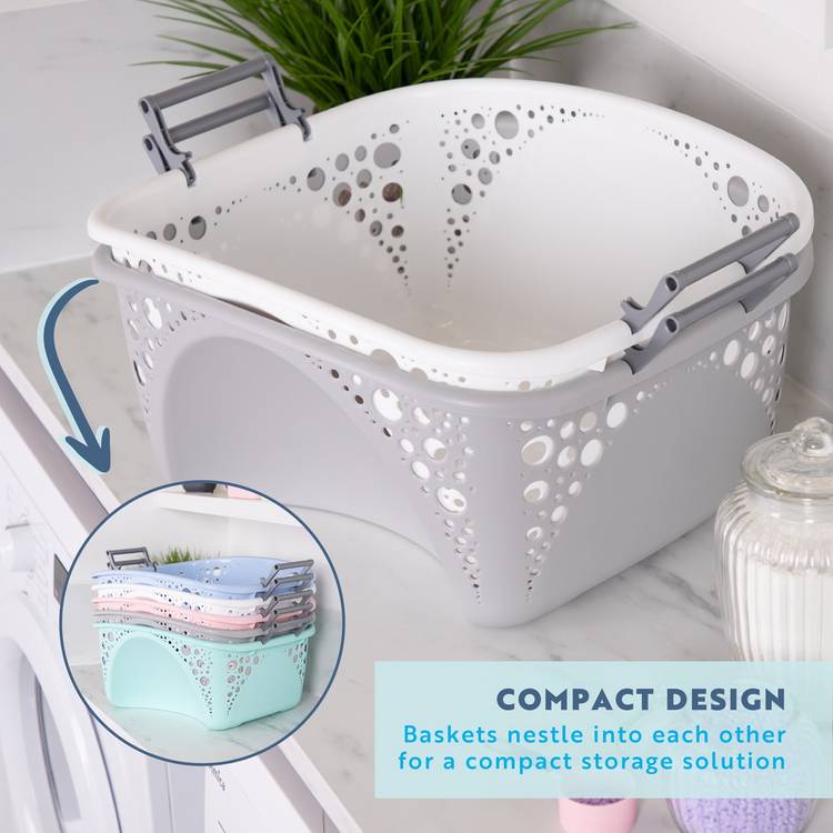 Minky stackable laundry basket 40 Litre - British product
