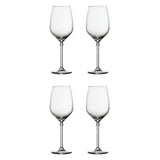 Habitat ribbed white wine glasses set of 4, imported from the UK