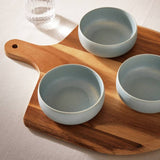 Argos Habitat 3 Piece Reactive Stoneware Nibble Bowls Blue- Buy online at McGrocer