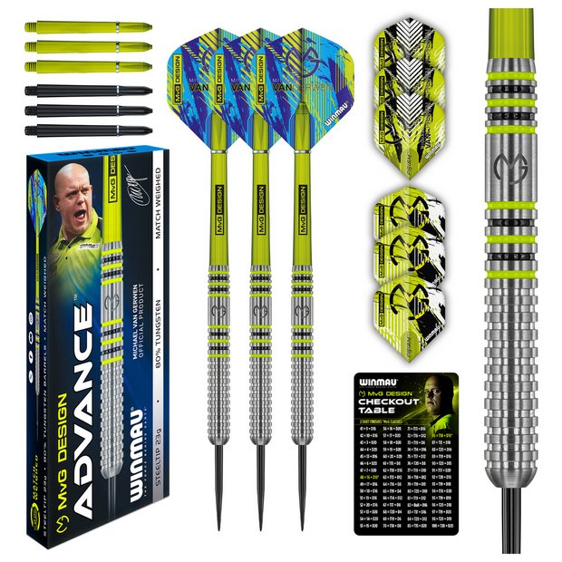 Winmau Michael van Gerwen tungsten darts 23g - British product