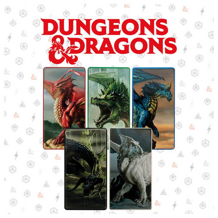 Dungeons & Dragons chromatic dragon ingot set limited edition - British product