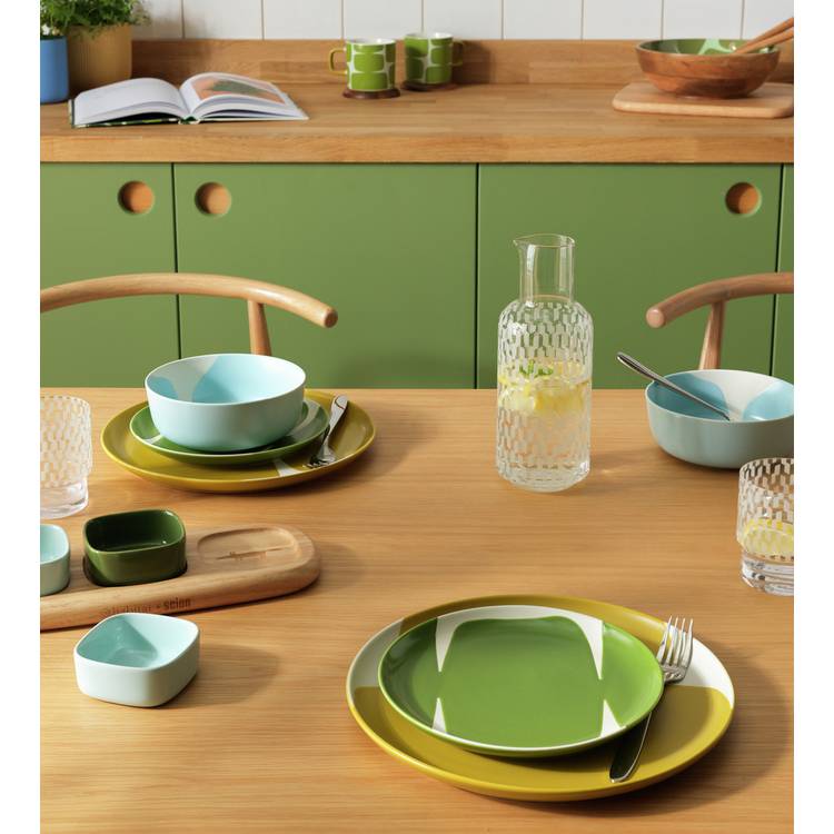 Habitat Scion Lohko 12-piece stoneware dinner set (British brand)
