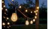 Smart Garden 20-light vintage festoon string lights warm white (British brand)