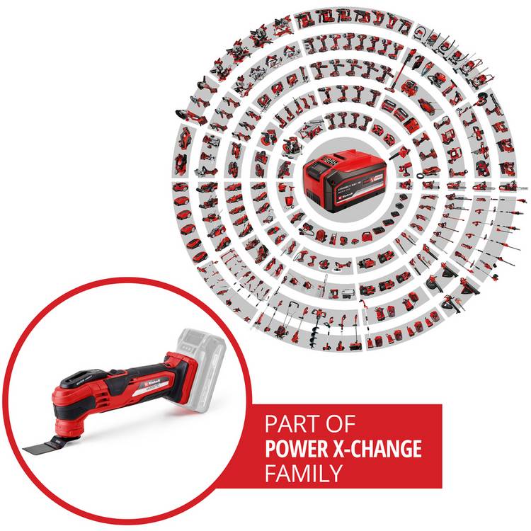 Einhell Varrito cordless multifunctional tool 18V (British brand)