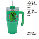 Hox Minecraft travel coffee cup 600ml - British product