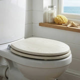 Argos Croydex Moulded Wood Toilet Seat - White Oak Effect- Buy online at McGrocer
