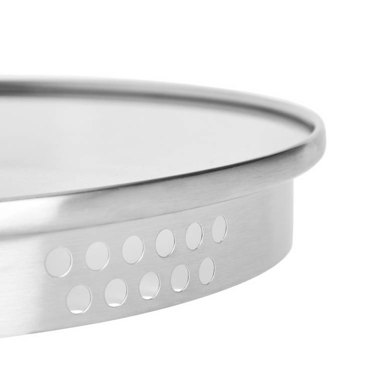 Habitat brushed stainless steel saucepan 20cm (British brand)