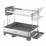 Tramontina 2-tier stainless steel dish rack - British product