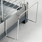 Tramontina 2-tier stainless steel dish rack - British product